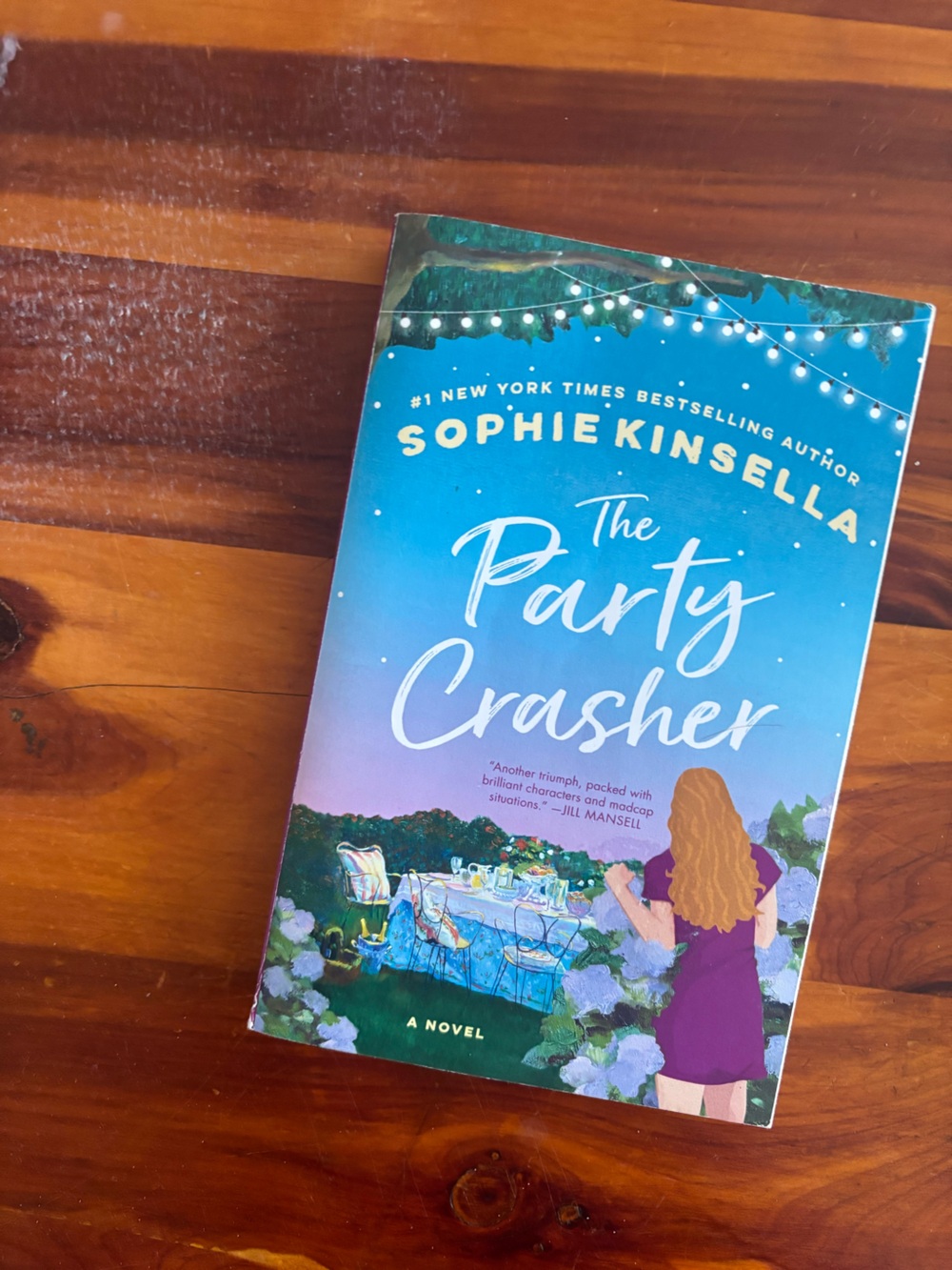 The Party Crasher by Sophie Kinsella - Blue Paperback